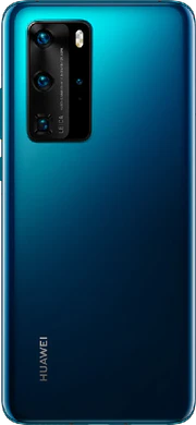 Huawei P40 Pro bakside blå bakside