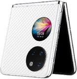 Huawei P50 Pocket white front right side opened