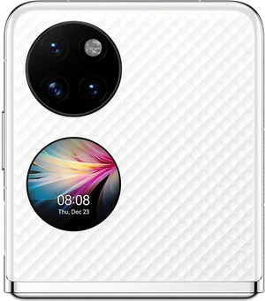 Huawei P50 Pocket white back