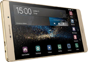 Huawei p8 max guld vriden snett 2