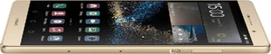 Huawei p8 max guld vriden snett