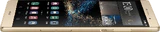 Huawei p8 max guld vriden snett