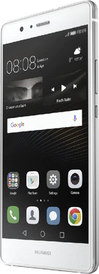 Huawei P9 Lite blanco tapa delantera lado derecho