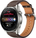 Huawei Watch 3 Pro Classic etupuolella oikea puoli