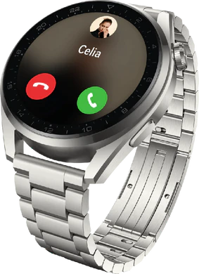 Huawei Watch 3 Pro Elite Vorderseite rechte Seite Unterseite schräg