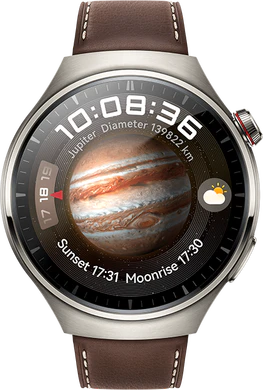 Huawei Watch 4 Pro Classic marrón tapa delantera