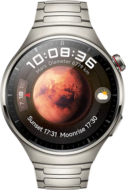 Huawei Watch 4 Pro Elite titanium voorkant