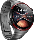 Huawei Watch 4 Pro Space Edition grijs voorkant linkerzijkant