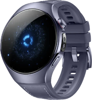 Huawei Watch 5 46mm paars voorkant rechterzijkant