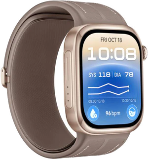 Huawei Watch D3 braun mocha gold Vorderseite linke Seite