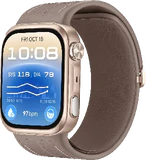 Huawei Watch D3 braun mocha gold Vorderseite rechte Seite