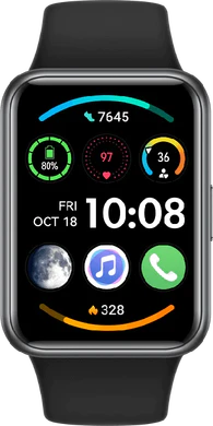Huawei Watch Fit 2 active edition zwart voorkant