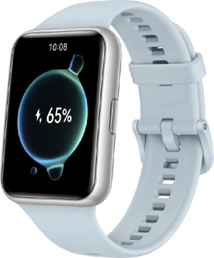 Huawei Watch Fit 2 active edition blauw voorkant rechterzijkant