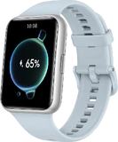 Huawei Watch Fit 2 active edition blauw voorkant rechterzijkant