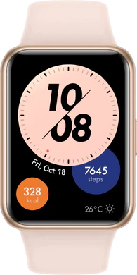 Huawei Watch Fit 2 active edition voorkant pink