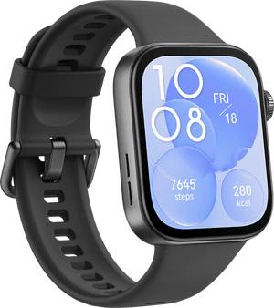 Huawei Watch Fit 3 negro tapa delantera lado izquierdo