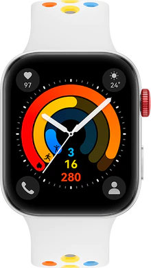 Huawei Watch Fit 3 blanco multicolor tapa delantera