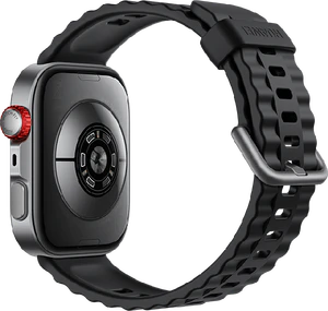 Huawei Watch Fit 4 Pro zwart achterkant rechterzijkant