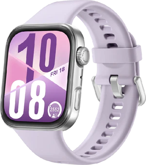 Huawei Watch Fit 4 paars voorkant rechterzijkant