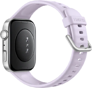 Huawei Watch Fit 4 paars achterkant rechterzijkant