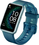 Huawei Watch Fit Special Edition verde tapa delantera lado derecho aslant