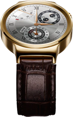 Huawei Watch oro aslant