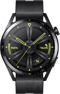 Huawei Watch GT 3 46mm zwart voorkant