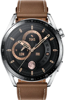 Huawei Watch GT 3 46mm bruin voorkant