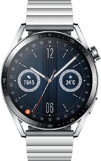 Huawei Watch GT 3 46mm zilver voorkant