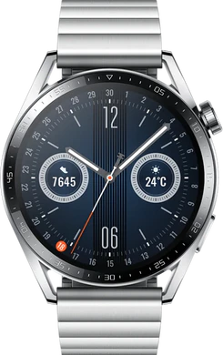 Huawei Watch GT 3 46mm zilver voorkant