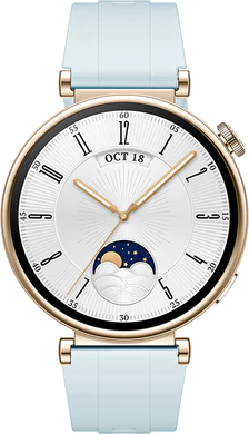 Huawei Watch GT 4 41mm wit blauw voorkant