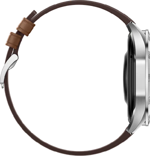 Huawei Watch GT 4 46mm bruin linkerzijkant