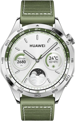 Huawei Watch GT 4 46mm groen voorkant