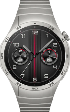 Huawei Watch GT 4 46mm grijs voorkant