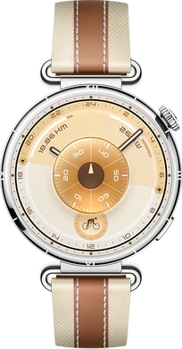 Huawei Watch GT 6 41mm silber braun band