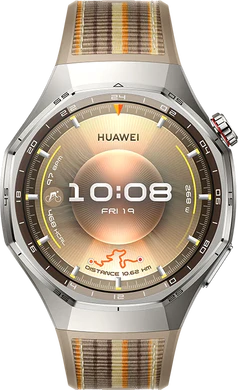 Huawei Watch GT 6 Pro 46mm silver brown band