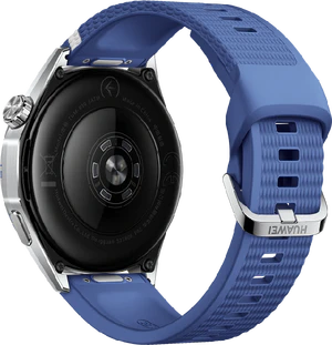 Huawei Watch GT 7 46mm bleu arrière côté droit