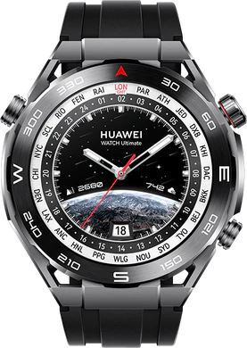Huawei Watch Ultimate svart foran