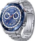 Huawei Watch Ultimate blå titanium foran høyre side