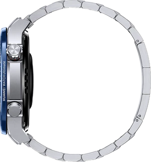 Huawei Watch Ultimate blå titanium høyre side