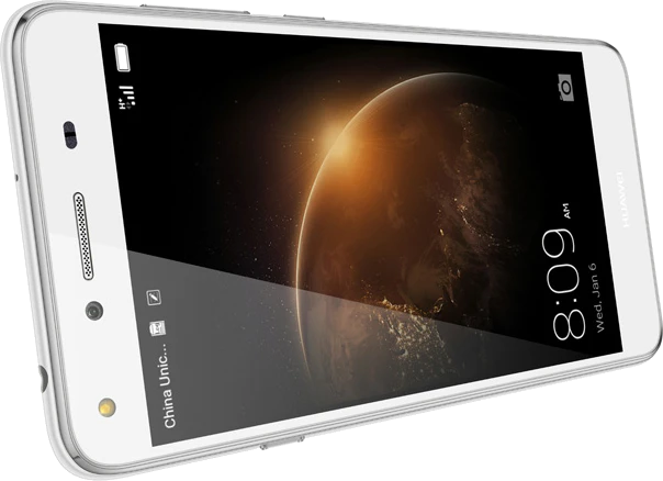 Huawei Y5 II wit gedraaid schuin Huawei Y5 II wit gedraaid schuin