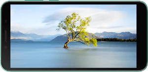 Huawei Y5p green flipped