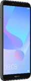 Huawei Y6 2018 black front left side