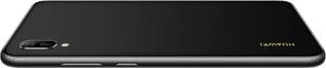 Huawei Y6 2019 black back flipped