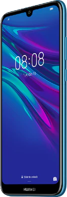 Huawei Y6 2019 blue front right side