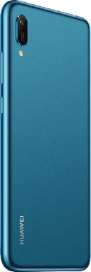Huawei Y6 2019 blue back right side