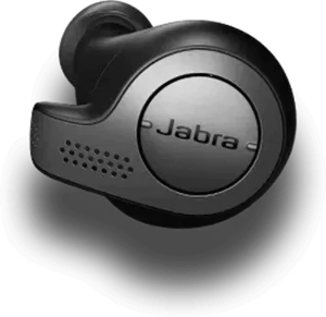 Jabra Elite 65t zwart linkerzijkant