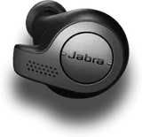 Jabra Elite 65t zwart linkerzijkant