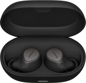 Jabra Elite 7 Pro svart titanic sak Åpnet