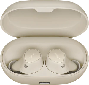 Jabra Elite 7 Pro gul sak Åpnet